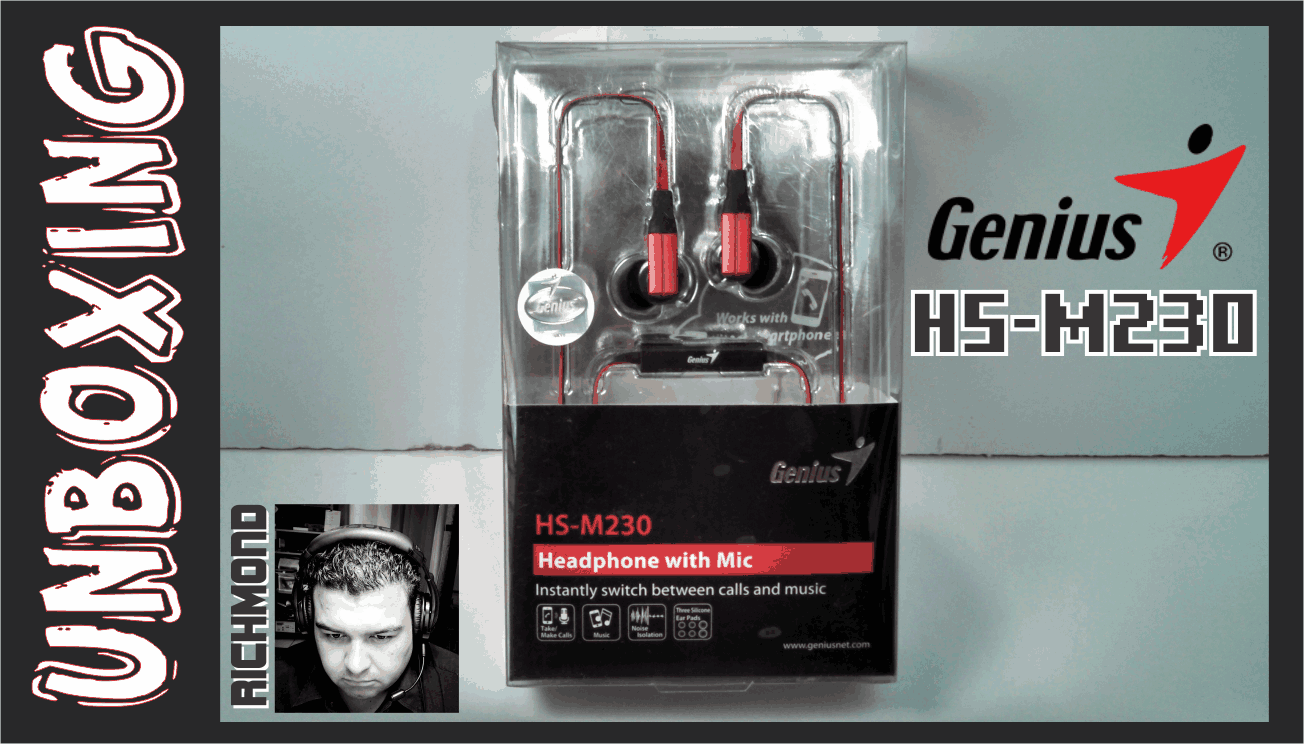 Unboxing: Headphone Genius HS-M230 manos libres