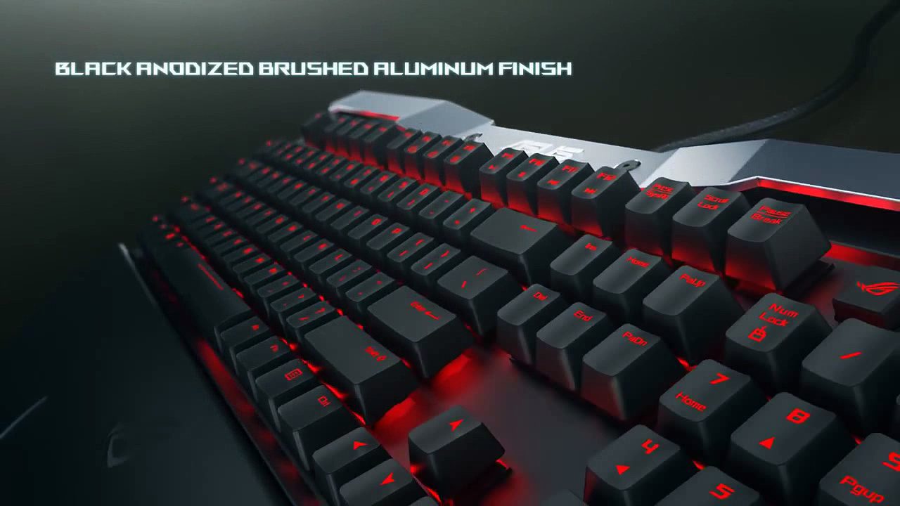ASUS ROG GK2000 Horus, el teclado mecánico que todo gamer debe tener