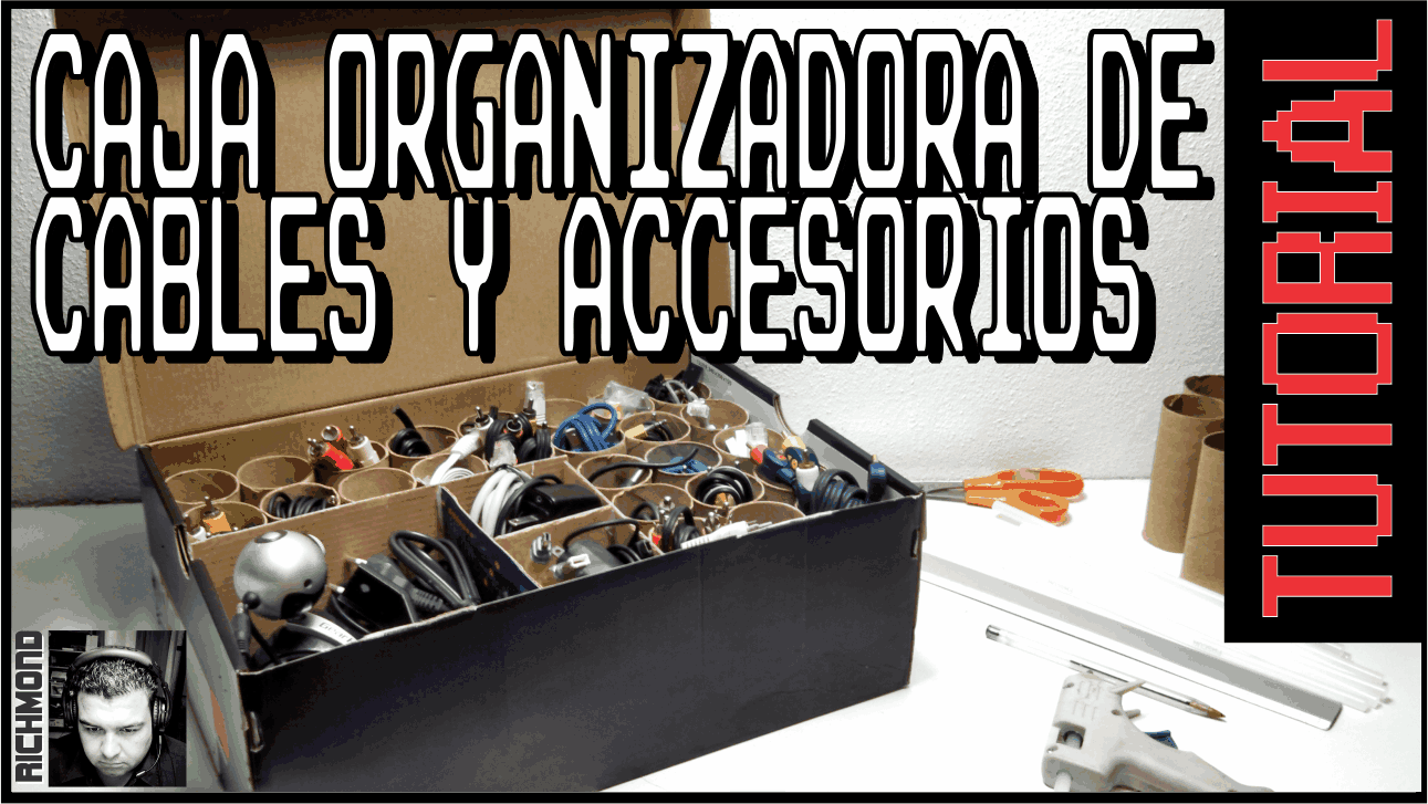 DIY: Cómo hacer una caja organizadora de cables y accesorios