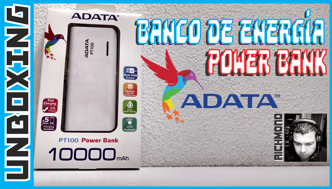 Unboxing: Power bank PT100 ADATA, un recomendado banco de energía