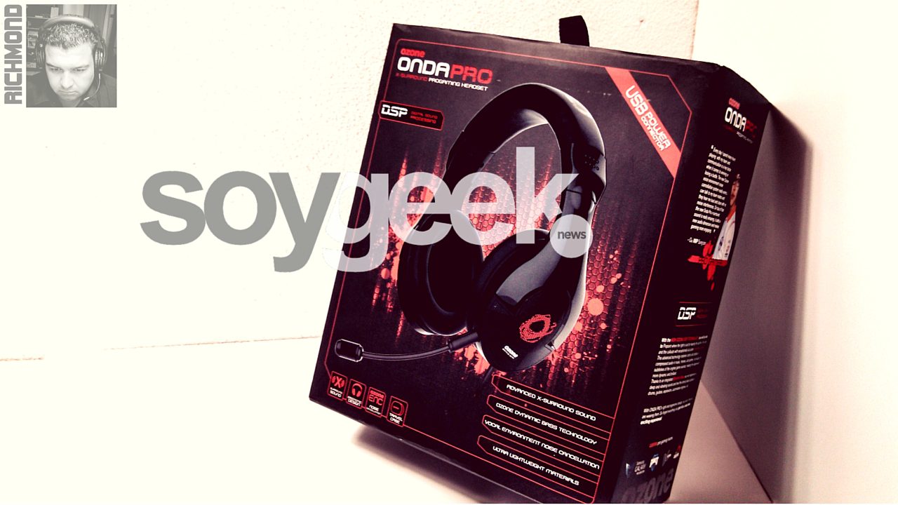 Unboxing: Headset Ozone Onda Pro, diademas de audio para gaming