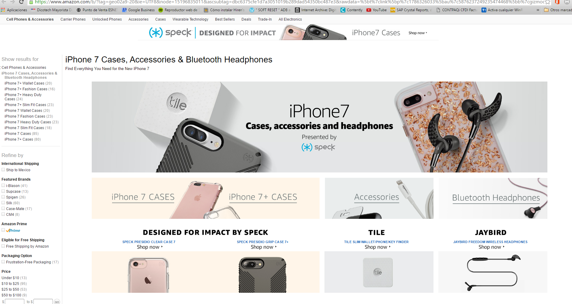 Amazon mostró detalles del iPhone 7
