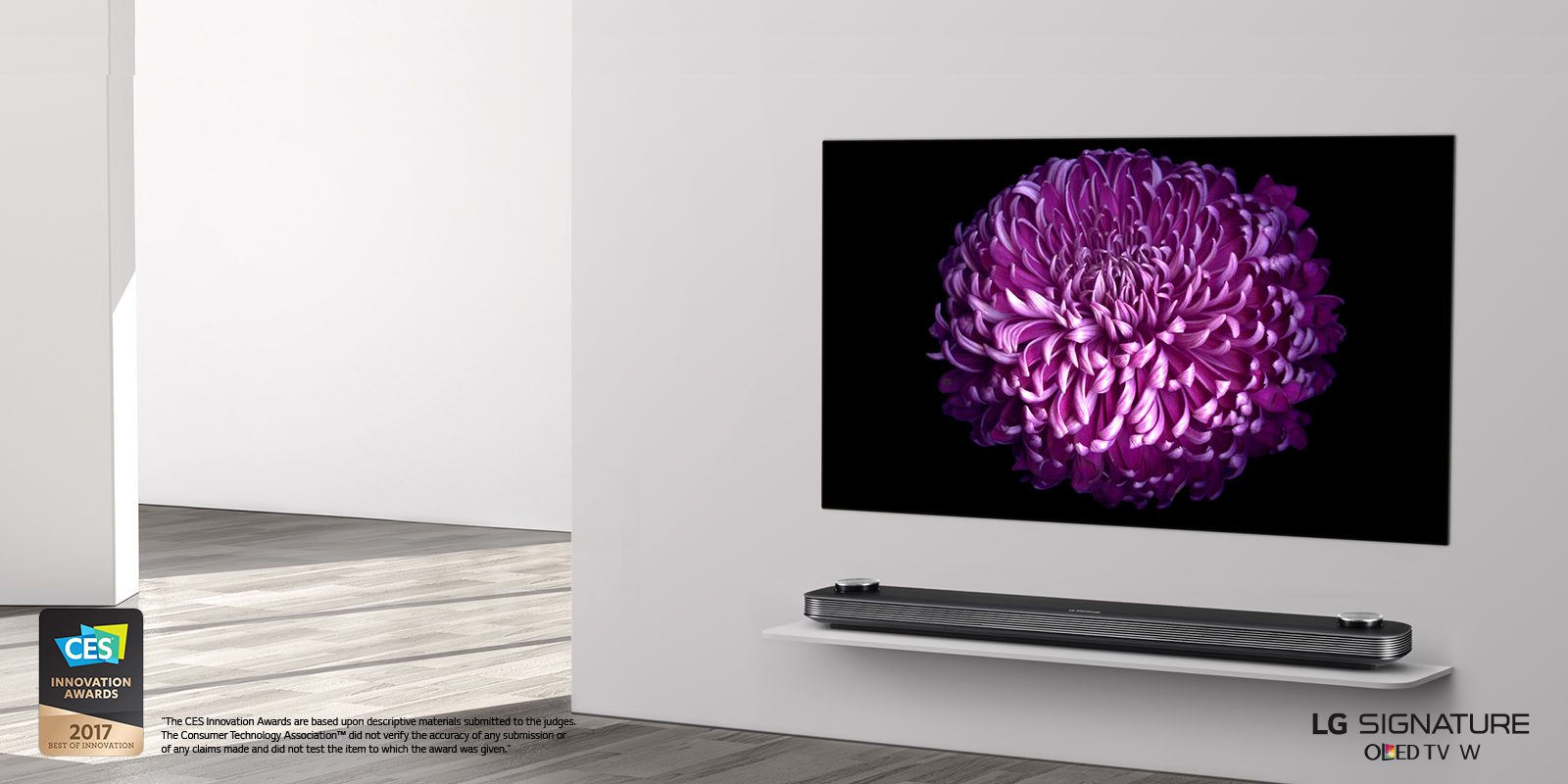 Televisor 4K OLED de LG en verdad es delgado #CES2017