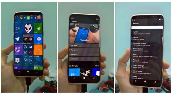 Se cae el rumor sobre el Galaxy S8 con Windows 10 Mobile