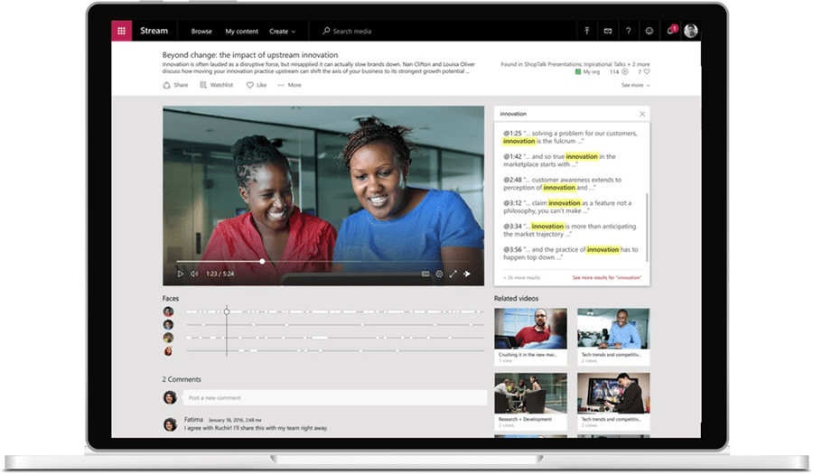 Microsoft presenta su plataforma de video empresarial