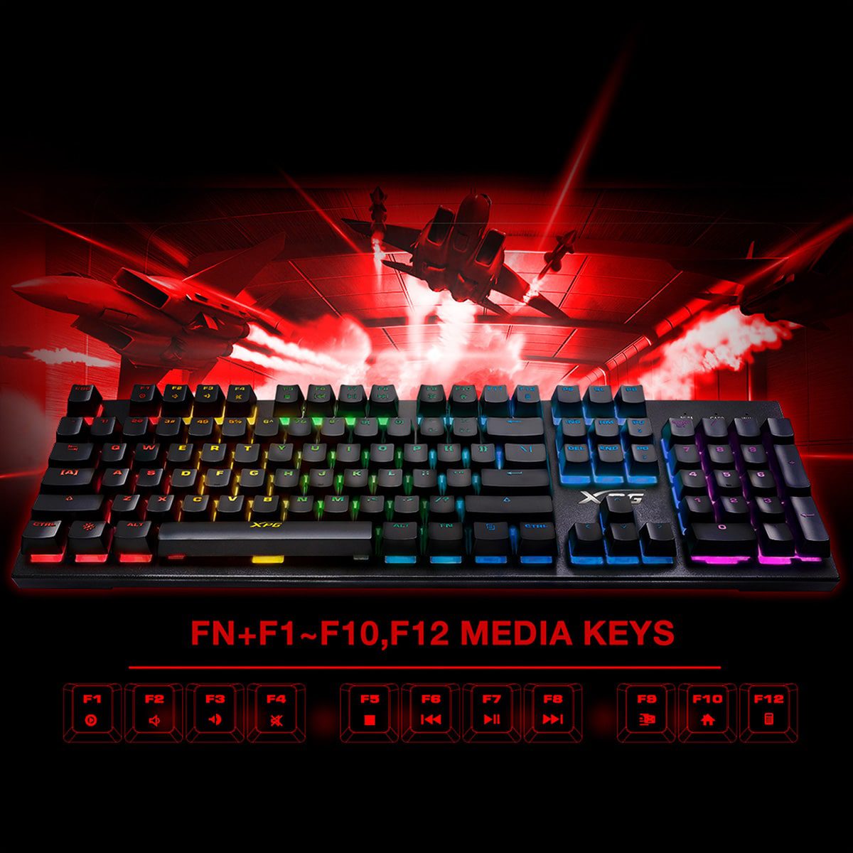 ADATA presenta el teclado XPG INFAREX K10 y el mouse M20 en su línea XPG