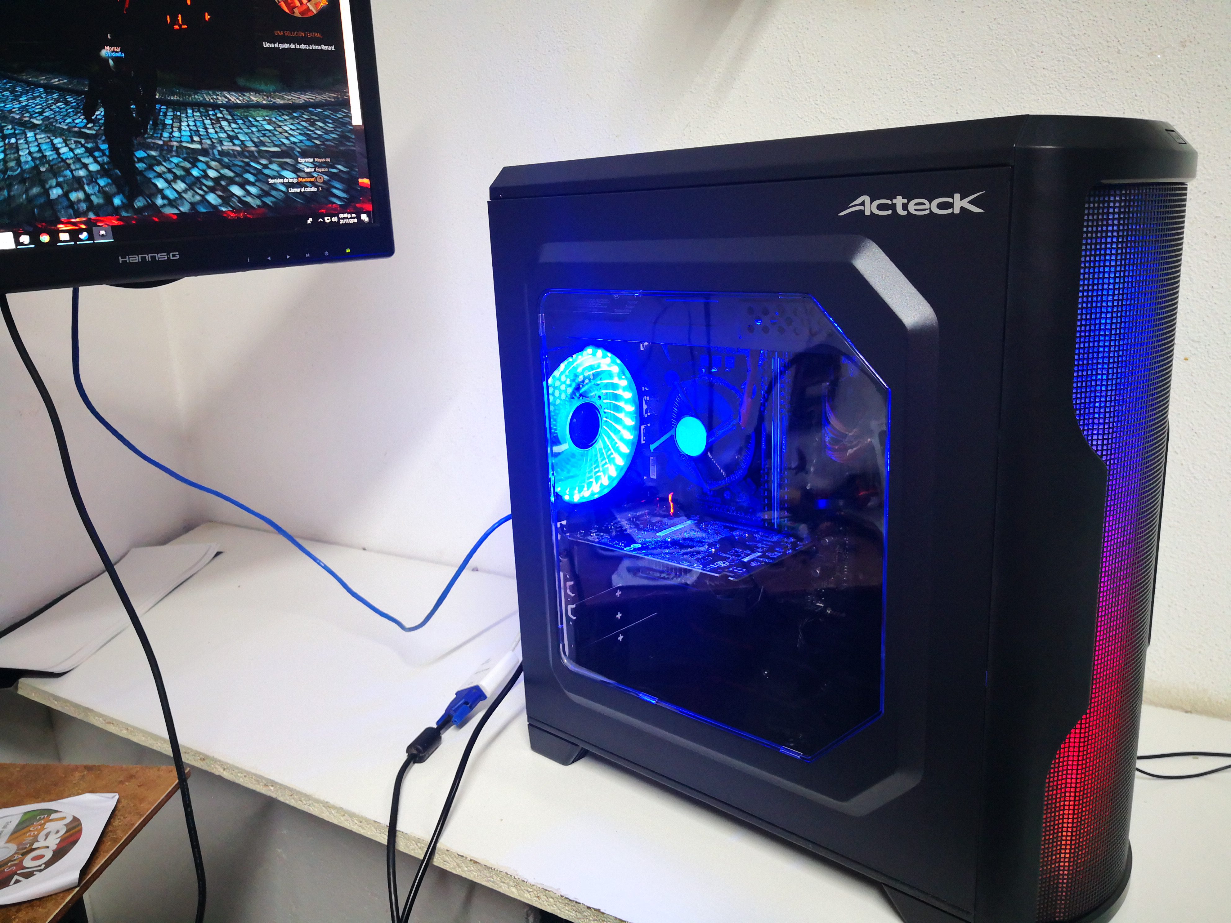 Revisión al gabinete gamer AC-914352 de Acteck