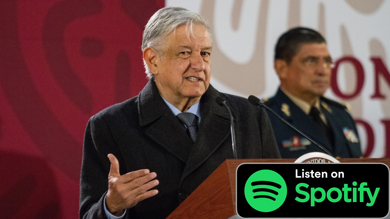 Las conferencias matutinas del presidente AMLO están ya disponibles en Spotify