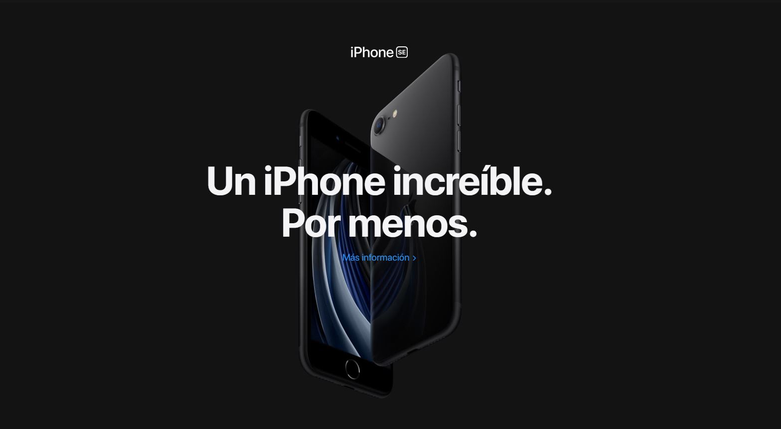 Apple presenta el iPhone SE (2020) y te decimos cuánto costará en México