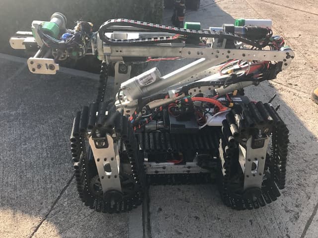 Ixnamiki Olinki, robot de Aguascalientes ayuda en labores de rescate del terremoto