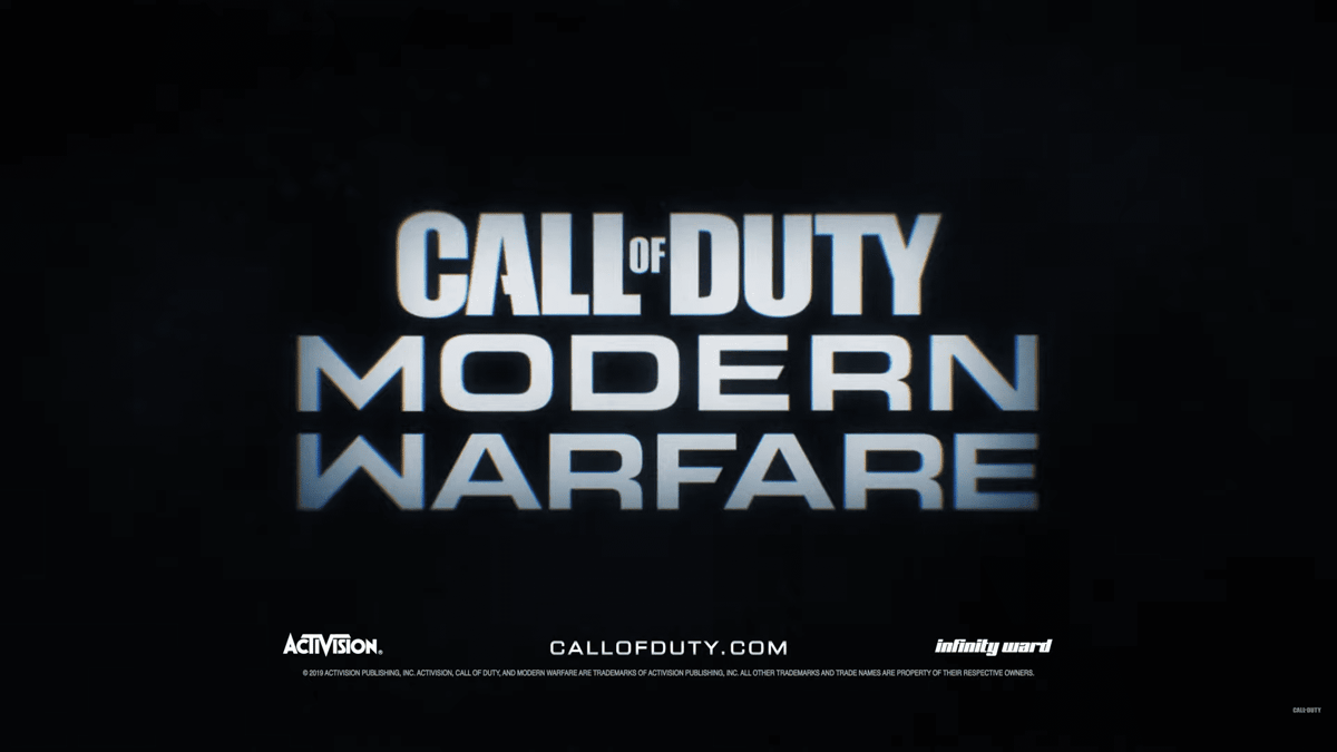 Se revela el nuevo teaser de Call of Duty: Modern Warfare