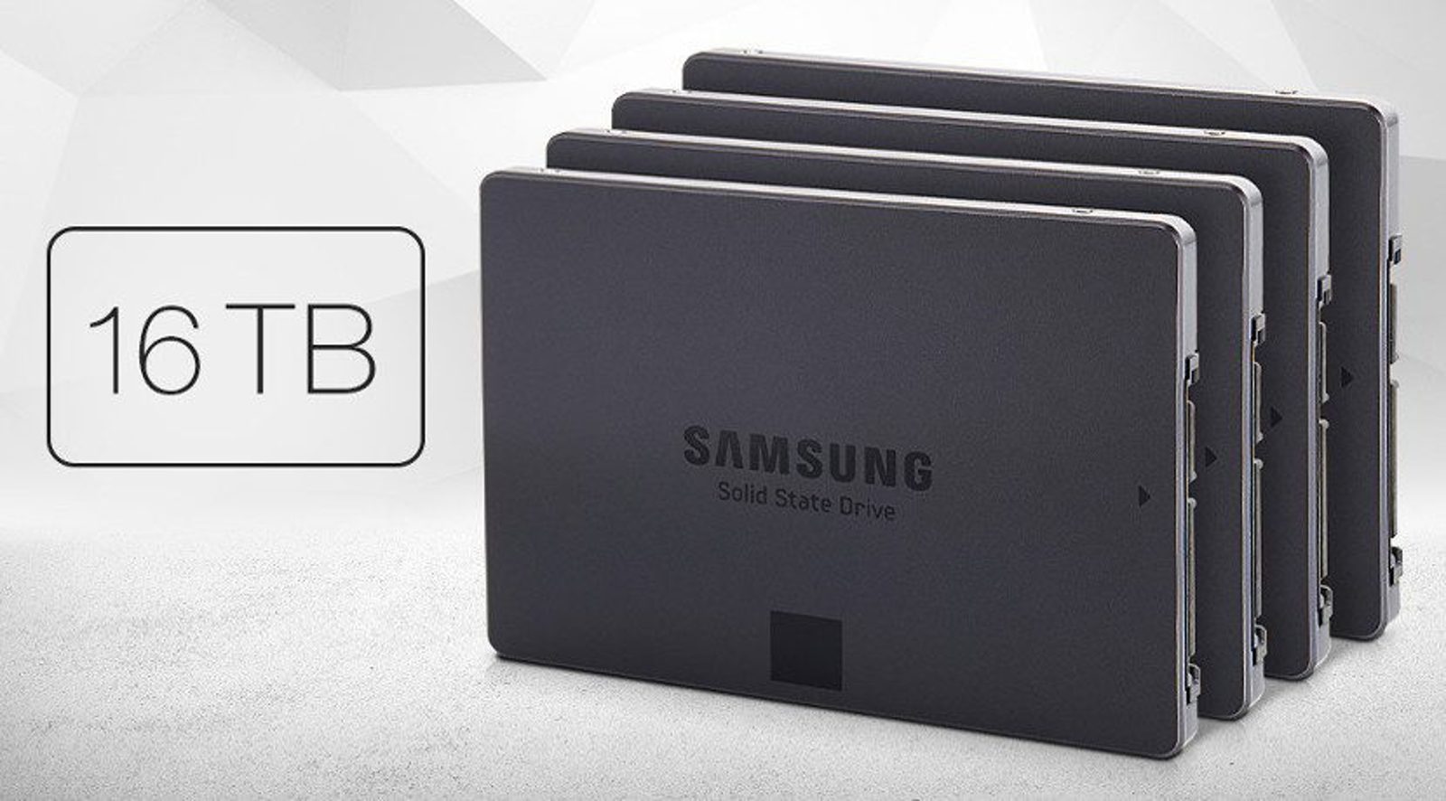 Samsung nos trae un SSD de 16TB de almacenamiento