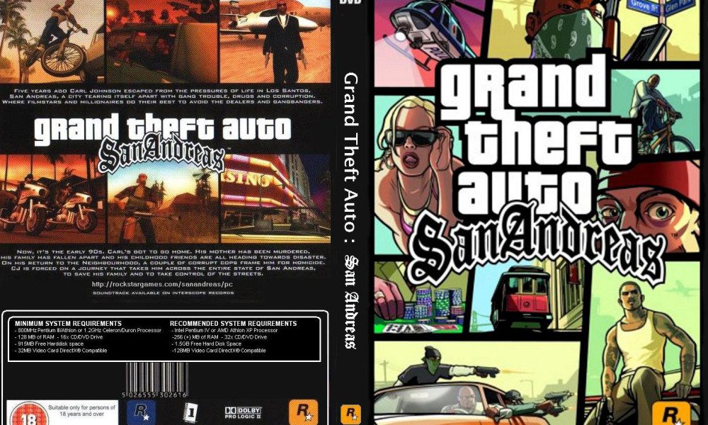 RUMOR: Grand Thef Auto San Andreas sería relanzado para la PS3