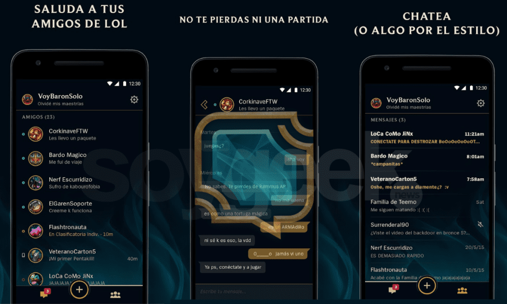 Amigos de LoL, la aplicación de mensajería de League of Legends ya está disponible